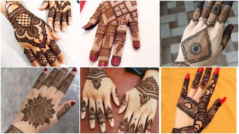 Latest and simple mehndi designs for hands