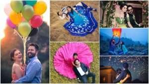 Trending and easy prop ideas for pre-wedding shoot