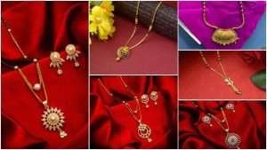 Simple modern mangalsutra design