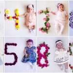 Baby monthly photo shoot idea