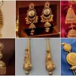 New stylish gold earring designs for girls
