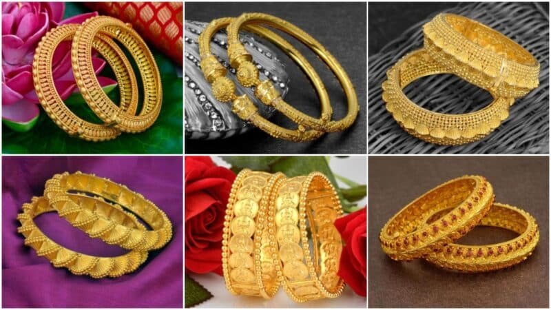 Latest gold bangle design - Simple Craft Ideas