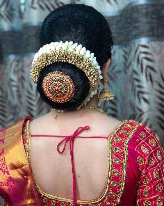 Bridal bun designs