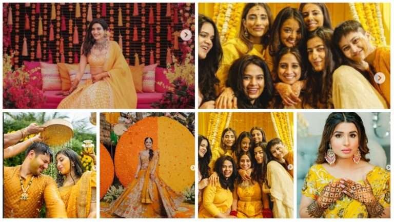 Haldi photoshoot ideas