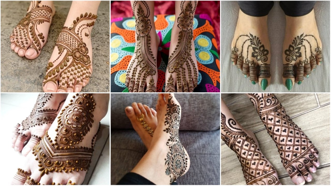 Best foot mehndi designs easy and simple