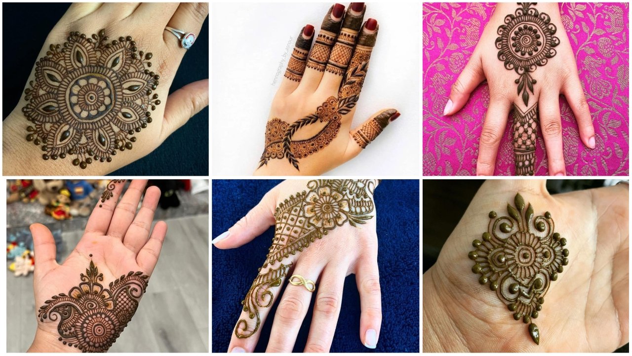 Beautiful henna mehndi designs for hand