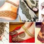 New and easy foot mehndi style