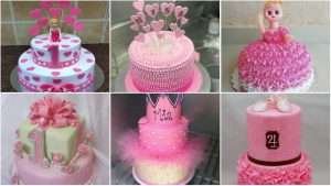 Baby girl’s birthday cake designs