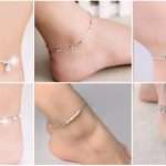 Simple and trendy designs of anklets