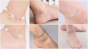 Simple and trendy designs of anklets