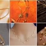 Simple gold chain design