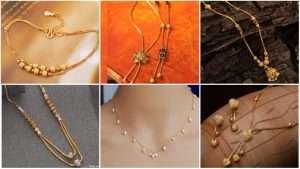 Simple gold chain design