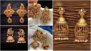 Latest gold earrings designs