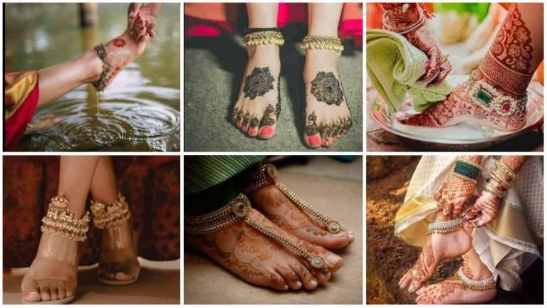 Trendy payal designs for brides