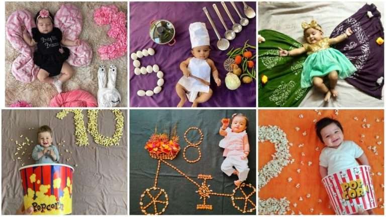 Babyphotoshoot ideas 1-10 months