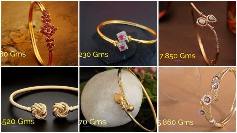 Latest gold bracelet designs