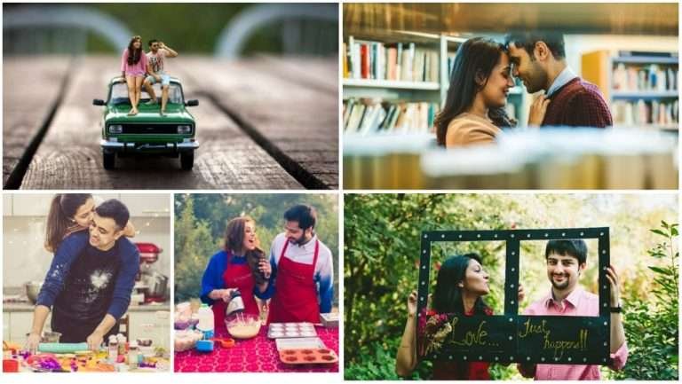 Creative pre wedding photoshoot ideas