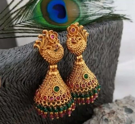 Gold Buttalu Earrings Designs