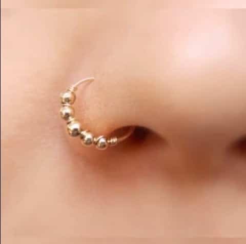Gold Nose Rings For All Type Of Events