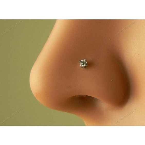 Simple nose pin ideas