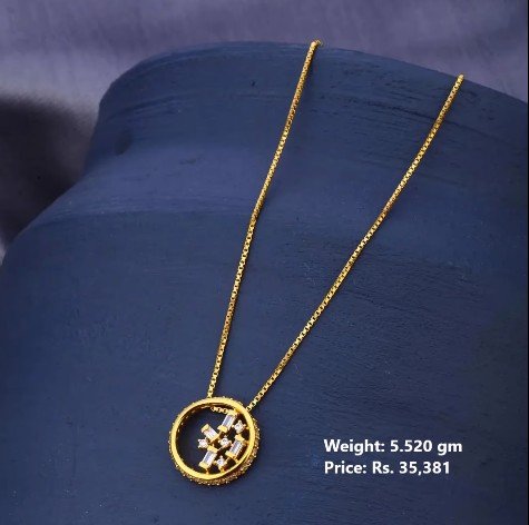 Daily wear lightweight gold chain designs