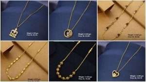Daily wear lightweight gold chain designs