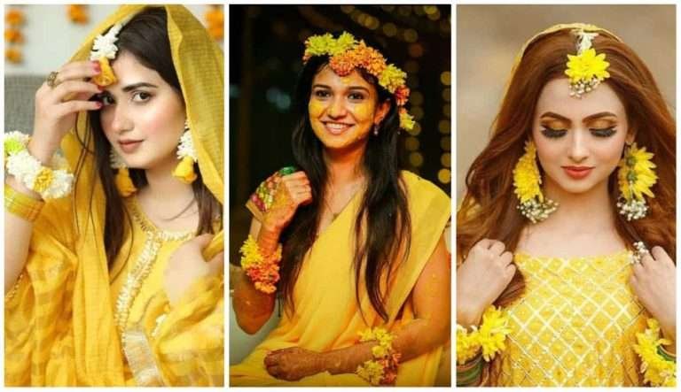 Haldi single poses-haldi bridal photoshoot ideas