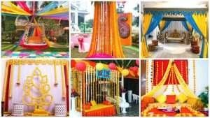 Haldi decoration ideas at home