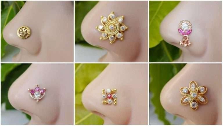 Traditional nose pin stud