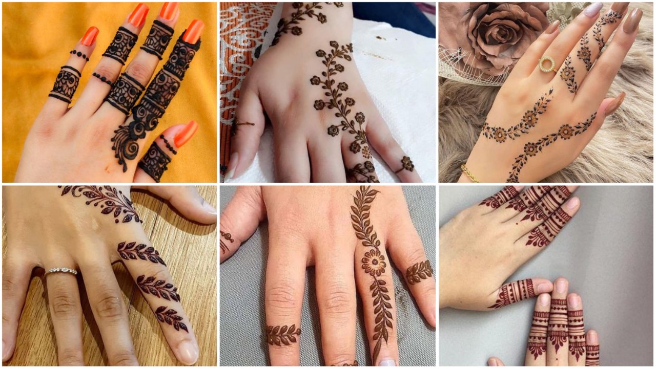 Finger mehndi design ideas for 2022 brides
