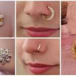 Latest gold nose pin stud designs