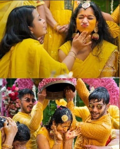 Haldi Photoshoot Ideas'