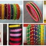 Beautiful and latest handmade silk thread bangles designs