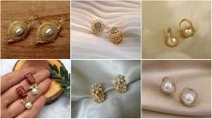 Simple small pearl earrings ideas