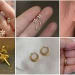 Latest and stylish lightweight gold earrings design