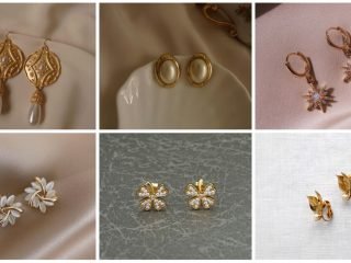 Gold earring designs for women