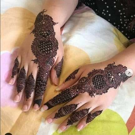 Latest and trending arabic mehndi designs 8