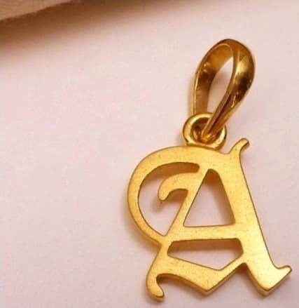 Alphabet pendent chain for girls – Simple Craft Idea