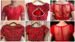 15 Stunning collection of red blouse designs for stylish look