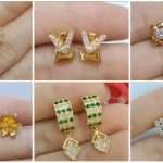 Small gold earrings designs