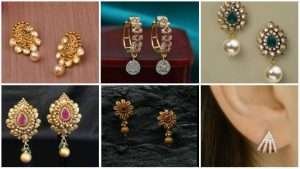 Latest light weight daily wear earrings