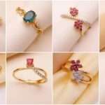 Latest gold ring designs for girls