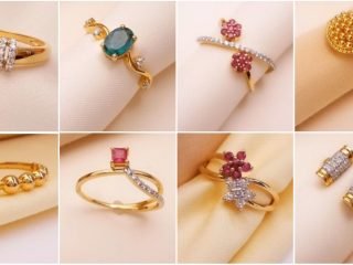 Latest gold ring designs for girls