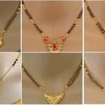 Latest gold and diamond mangalsutra designs