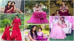 Top 10 mother and daughter colour coordinated outfits for the wedding ceremonies!