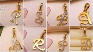 Alphabet pendent chain for girls