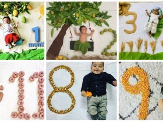 20 Creative monthly baby photo ideas