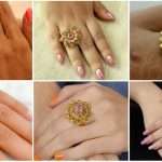 Traditional gold rings for girls