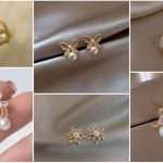 Stylish designs of small earrings for girls