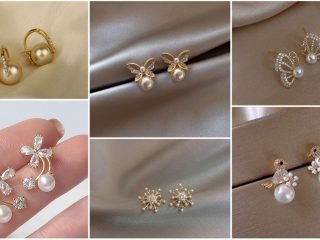 Stylish designs of small earrings for girls